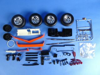 Monogram Corvette 1/8 Scale Model Kit Parts Only.  Bw3
