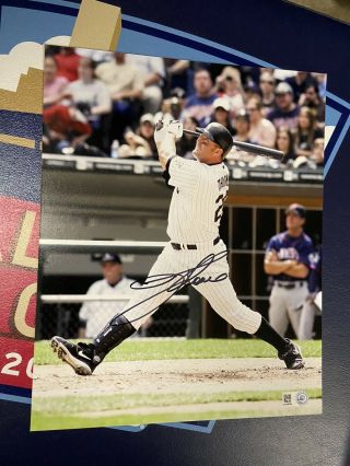 Jim Thome White Sox Twins Indians Mlb Authentic Signed Autographed 8x10 Photo