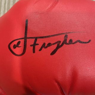 Joe Frazier Autographed Signed Everlast Boxing Glove W/ Mounted Memories 2