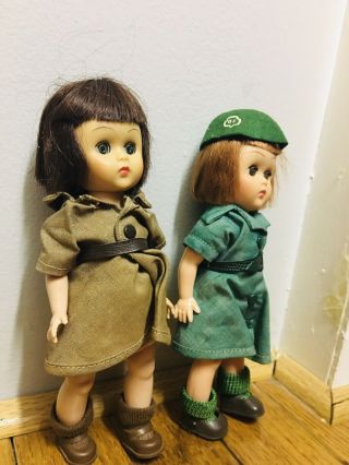 Vintage 1960s Girl Scout And Brownie Dolls 2