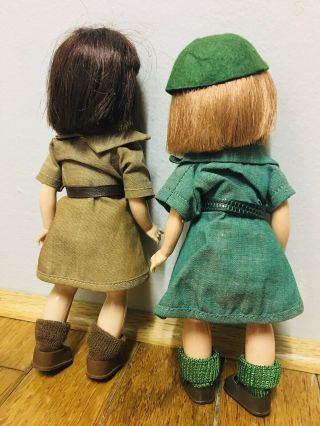 Vintage 1960s Girl Scout And Brownie Dolls 3