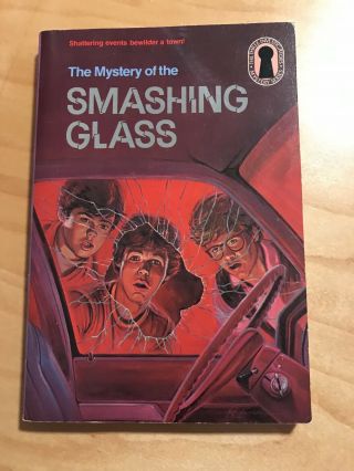Three Investigators Vintage Sc 38 The Mystery Of The Smashing Glass 1st Pr
