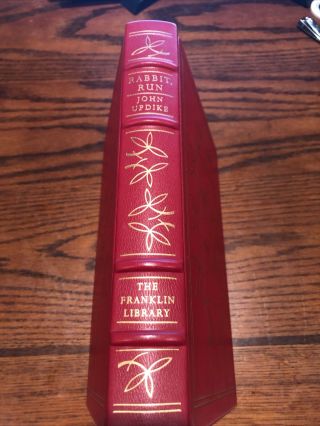 Franklin Library: Signed 60: John Updike: Rabbit,  Run: High School Basketball