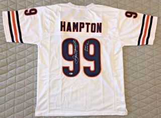 Dan Hampton Signed Chicago Bears Jersey 
