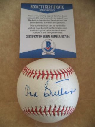 Don Sutton Los Angeles Dodgers Signed Autograph N.  L.  Baseball Beckett D27144