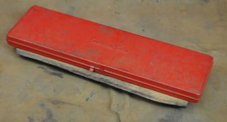 Vintage Snap - On Kra - 281 Red Metal Tool Case Box 19 " X 6 " No Res