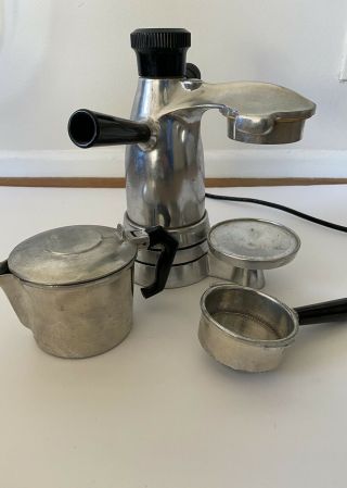Vintage Italian Salton Espresso & Cappuccino & Hot Milk Maker Model Ex - 3