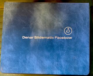 Vintage Denar® Slidematic Dental Facebow (case But Top Is Broken)