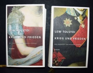 Tolstoi,  Krieg Und Frieden - 2 Bände In Orig.  - Leinen Hanser 2010