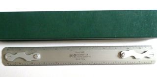Vintage K,  E Full Size Drafting Ruler N137a - 19