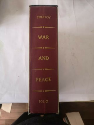 War & Peace,  Leo Tolstoy.  Folio Society.  1978