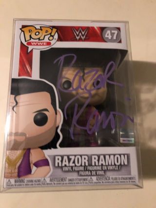 Autographed Razor Ramon Funko Pop Psa Certified Signed