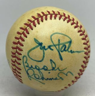 Hof Orioles 3x Multi Signed Baseball W/ Eddie Murray Jim Palmer Brooks Robinson