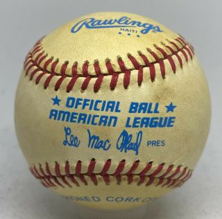 HOF Orioles 3x Multi Signed Baseball w/ Eddie Murray Jim Palmer Brooks Robinson 3