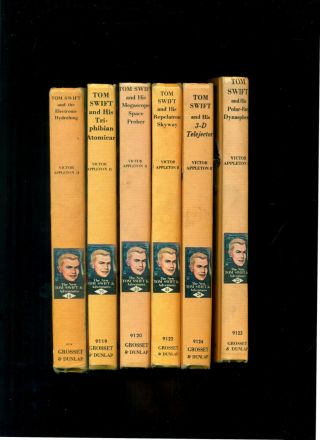 12 Tom Swift Jr.  By Victor Appleton Books,  1960 