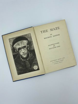 The Maze By Maurice Sandoz Illustrated By Salvador Dali - Hardback Book