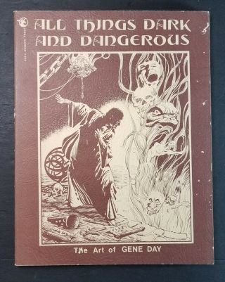 All Things Dark And Dangerous The Art Of Gene Day 1979 Signed & Numbered 599/950