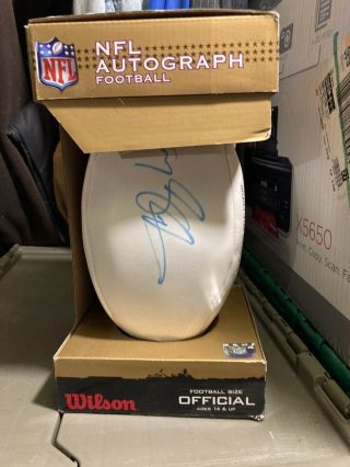 Signed Sports Memorabilia Wilson Football Barry Sanders