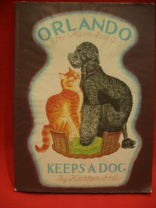 Kathleen Hale:orlando The Marmalade Cat Keeps A Dog Hb Dj 1st/2nd 1990 Warne