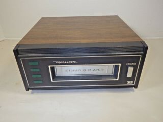 Vintage Realistic Stereo 8 Track Player Model Tr - 168 Looks