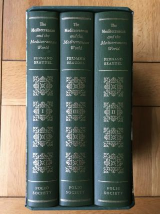 Folio Society: Fernand Braudel,  The Mediterranean World In The Age Of Philip Ii