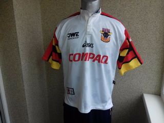 Bradford Bulls Asics Vintage 1999 - 2000 Jersey Vintage Rugby Shirt L Camiseta