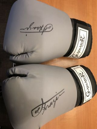 Boxing Gloves Signed By Boxing Heavyweight Champion Joe Frazier