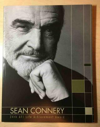 Program For Actor Sean Connery - 34th Afi Lifetime Achievement Award