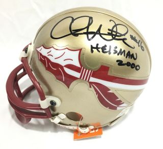 Chris Weinke Signed Mini Helmet Florida State Seminoles Jsa