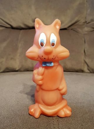 1970 Vintage Romanian Rubber Squeaky Toy Aradeanca - Sylvester The Cat Very Rare