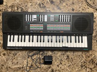 Vintage Yamaha Portasound Pss - 470 Keyboard Synth Synthesizer 49 Key Read