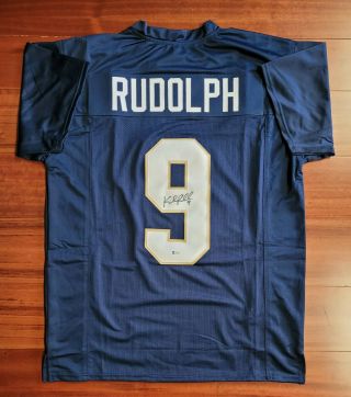 Kyle Rudolph Autographed Signed Jersey Notre Dame Fighting Irish Beckett