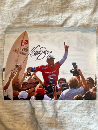 Kelly Slater Signed Autographed 8x10 Photo Iconic Surfing Legend Proof 3