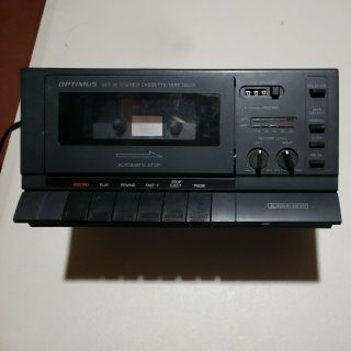 Vintage Optimus Realistic Sct - 86 Stereo Cassette Tape Deck Dolby System