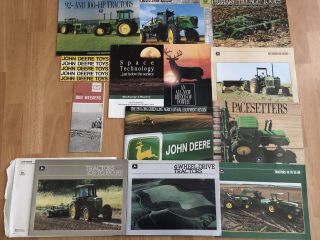 Group 13 Vintage John Deere Tractor & Equip.  Brochures From Dealership