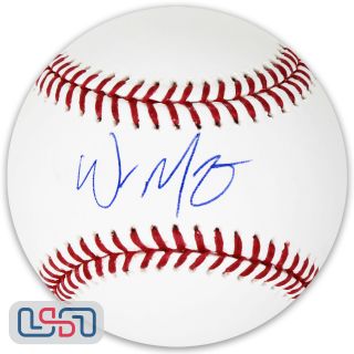 Whit Merrifield Kansas City Royals Signed Major League Game Baseball Jsa Auth
