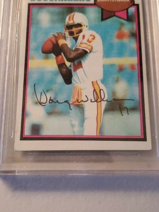 1979 TOPPS DOUG WILLIAMS ROOKIE 48 BUCCANEERS SIGNED AUTO BECKETT BGS 3