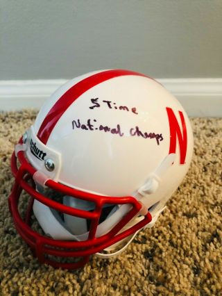 Boyd Epley,  Nebraska Cornhuskers Football,  Signed Offensive Lineman Book/Helmet 2