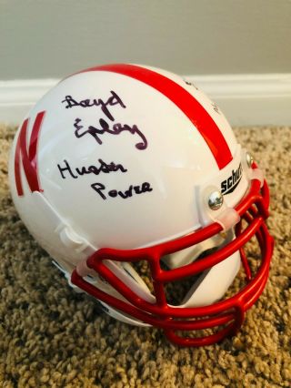 Boyd Epley,  Nebraska Cornhuskers Football,  Signed Offensive Lineman Book/Helmet 3