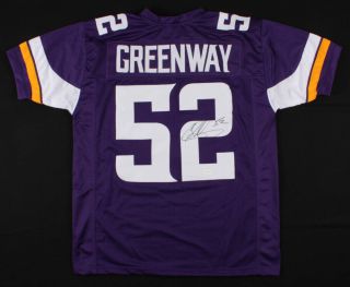 Chad Greenway Signed Minnesota Vikings Jersey (tse)