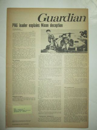 Guardian.  Oct 24,  1970.  Angela Davis Cover Photo Trial Black Panthers Newspaper 2