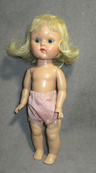 Vintage Vogue Ginny Doll - Blonde - Painted Lashes - Walker
