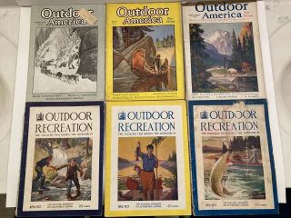 Outdoor America & Outdoor Recreation Magazines,  1926,  
