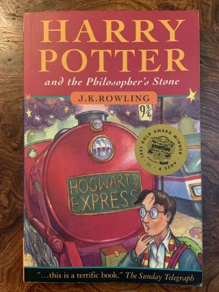 Harry Potter & The Philosopher’s Stone - Early 1st Uk Bloomsbury - J.  K.  Rowling