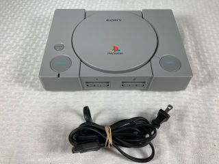 Vintage Sony Playstation Ps1 Scph - 1001 Console,  Power Cord.  Tested/works.