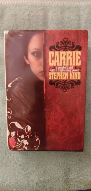 Carrie By Stephen King,  1974 Doubleday Hc,  1st Edition,  Vg W/jacket
