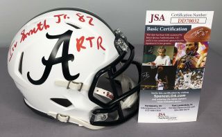 Irv Smith Jr Signed Alabama Football Mini Helmet W/ Proof & Jsa Vikings