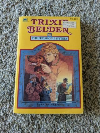 Trixie Belden 37 The Pet Show Mystery Vintage Kathryn Kenny Book