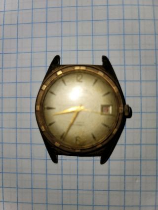 Vintage Demor Automatic 41 Jewel Men ' s Date Mechanical Wrist Watch.  ETA Movement 2