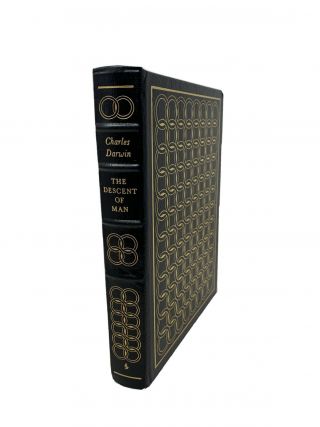 The Descent Of Man By Charles Darwin Easton Press Leather Bound Very Good